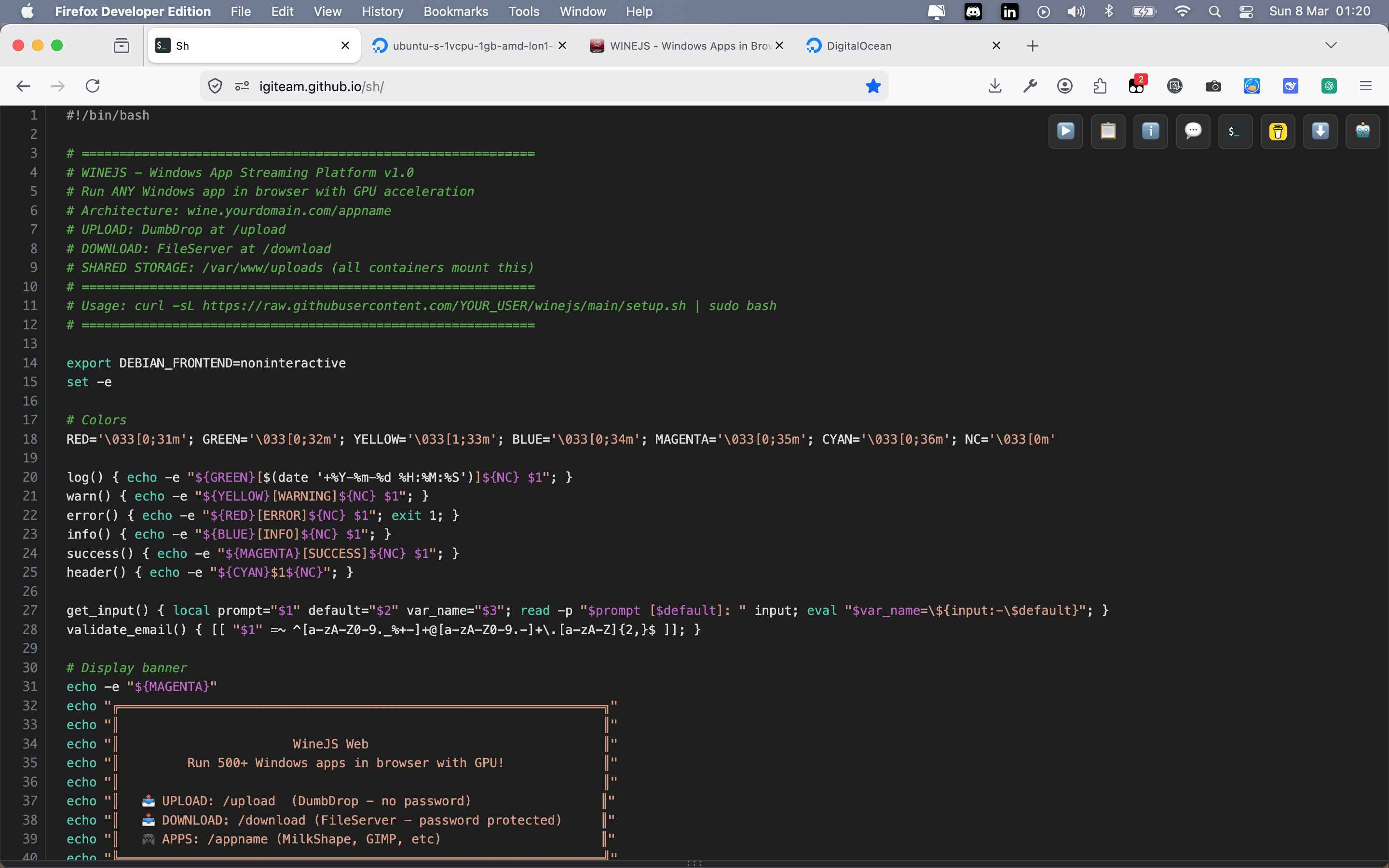 open source snippet