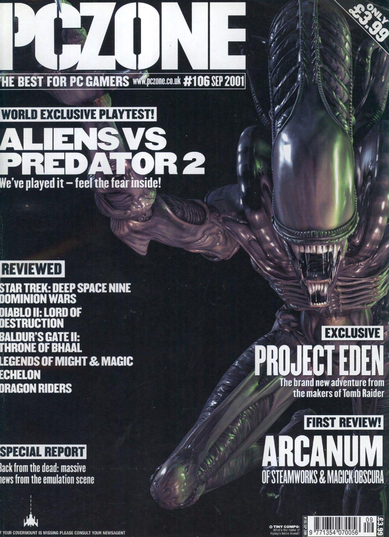 PC Zone Issue 106 (September 2001)