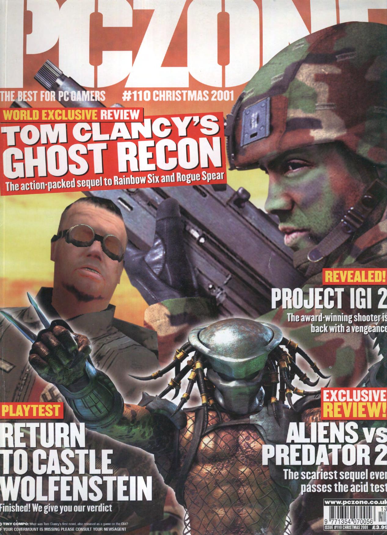 PC Zone Issue 110 (Xmas 2001)