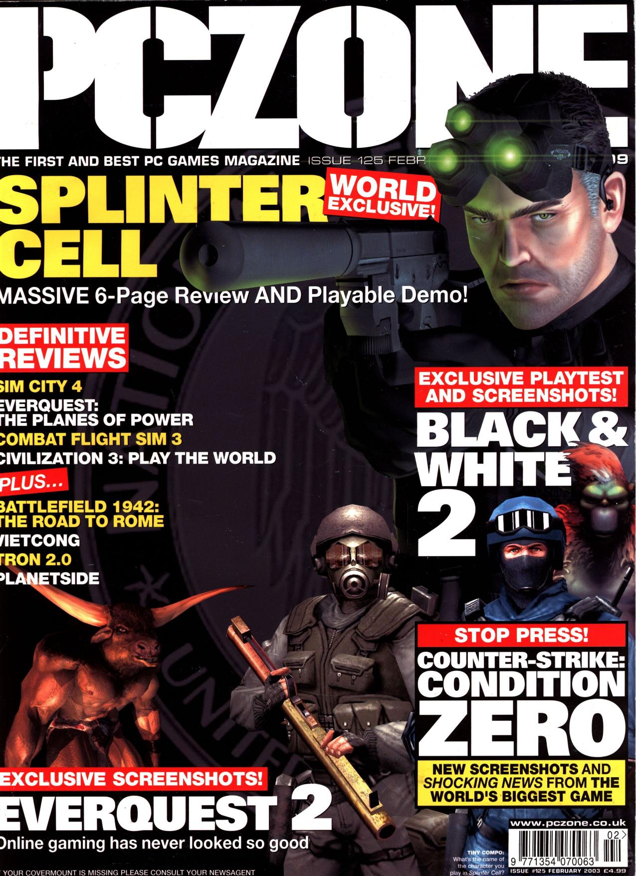 PC Zone Issue 125 (February 2003)