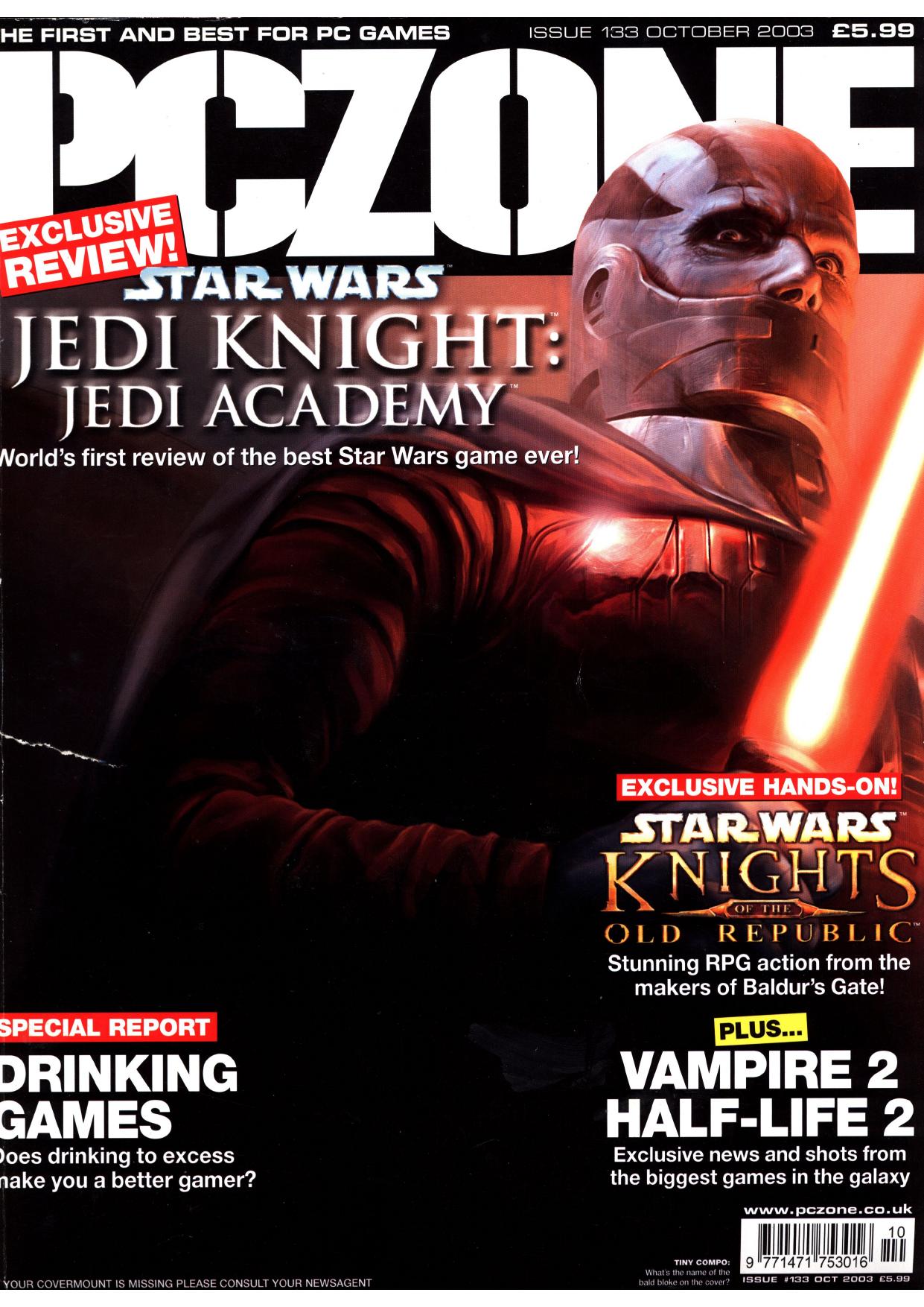 PC Zone Issue 133 (October 2003)