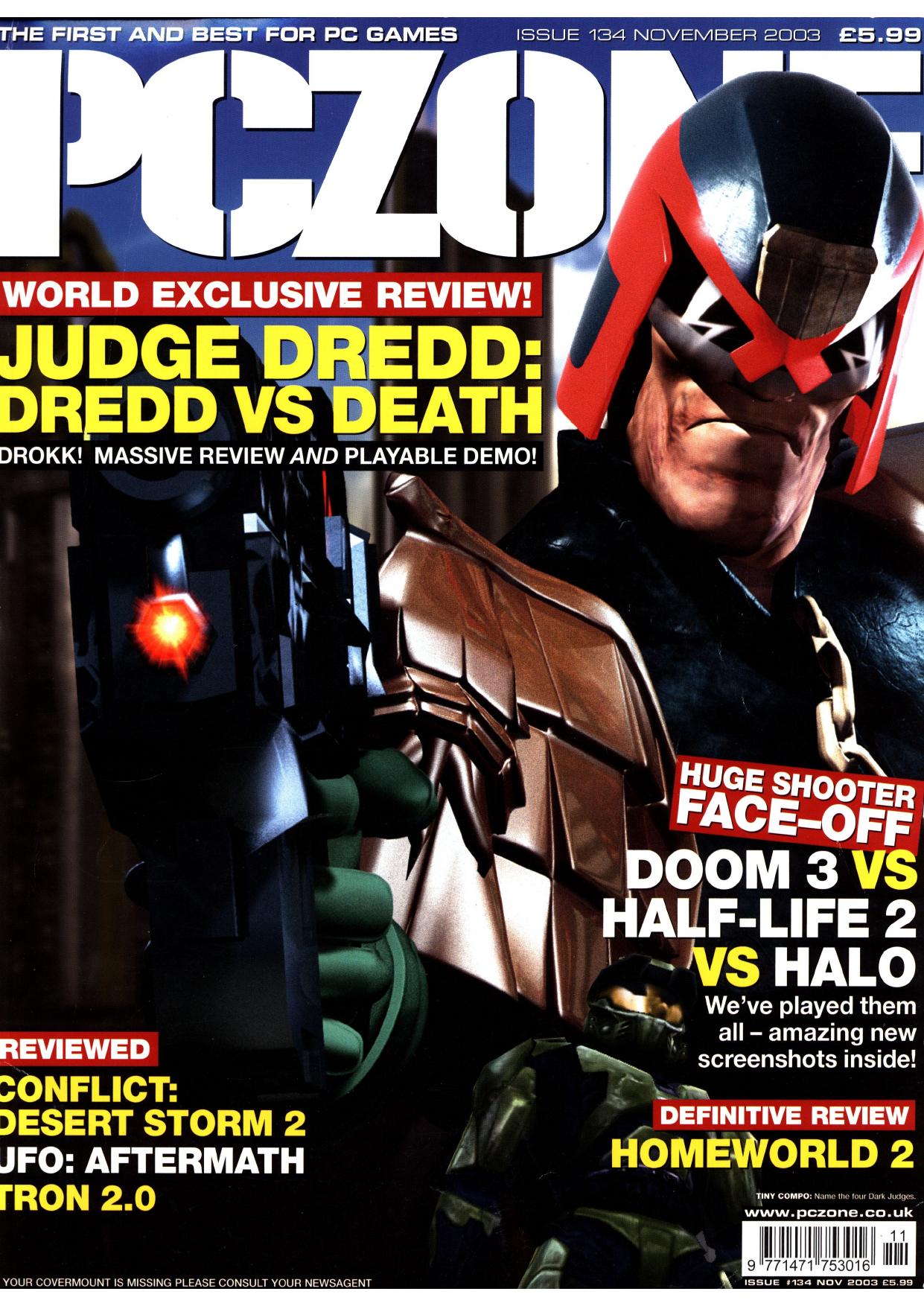 PC Zone Issue 134 (November 2003)