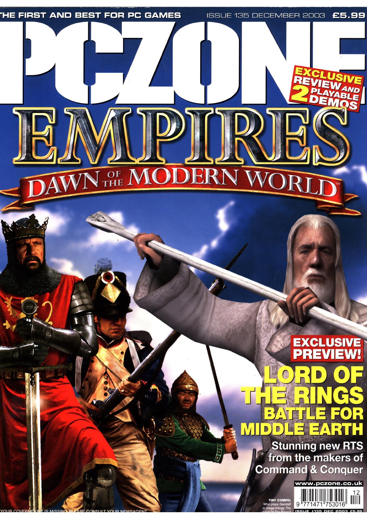 PC Zone Issue 135 (December 2003)