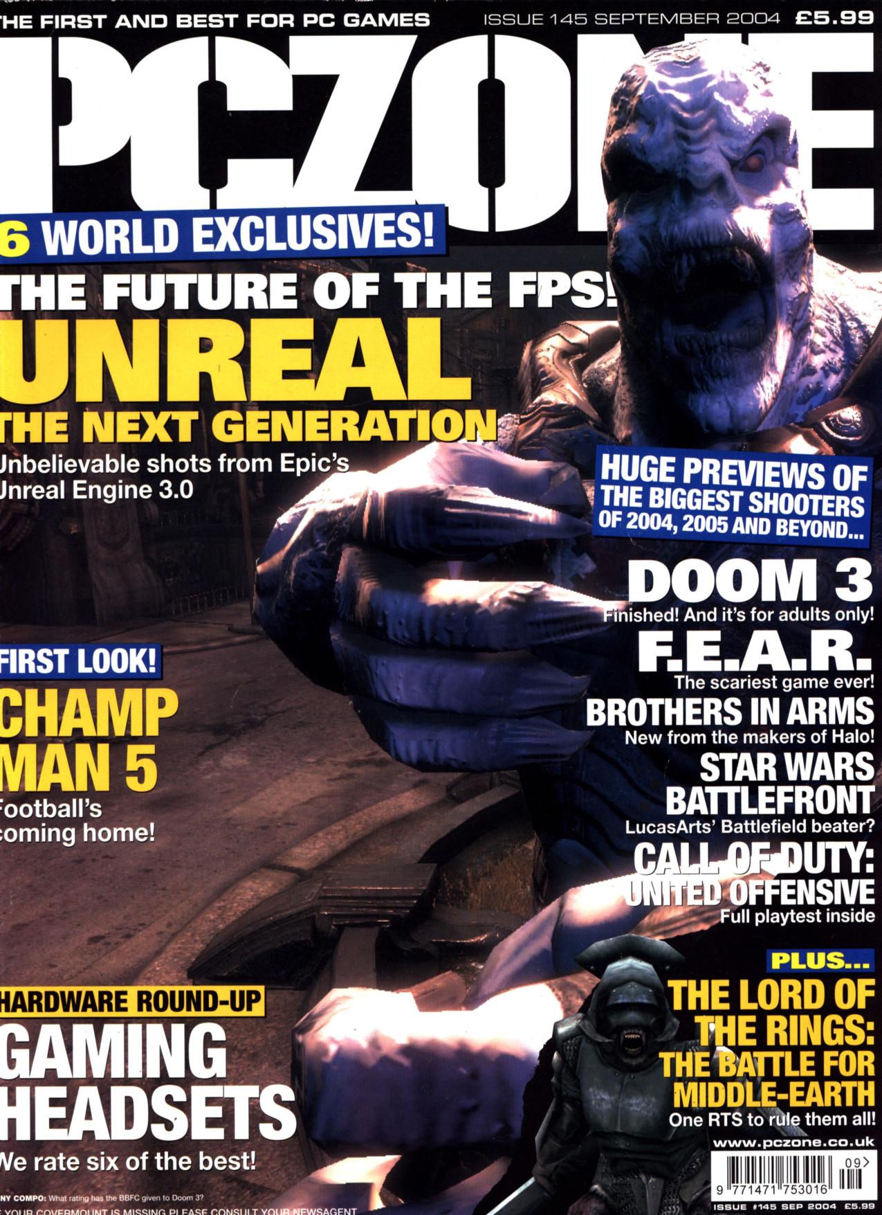 PC Zone Issue 145 (September 2004)