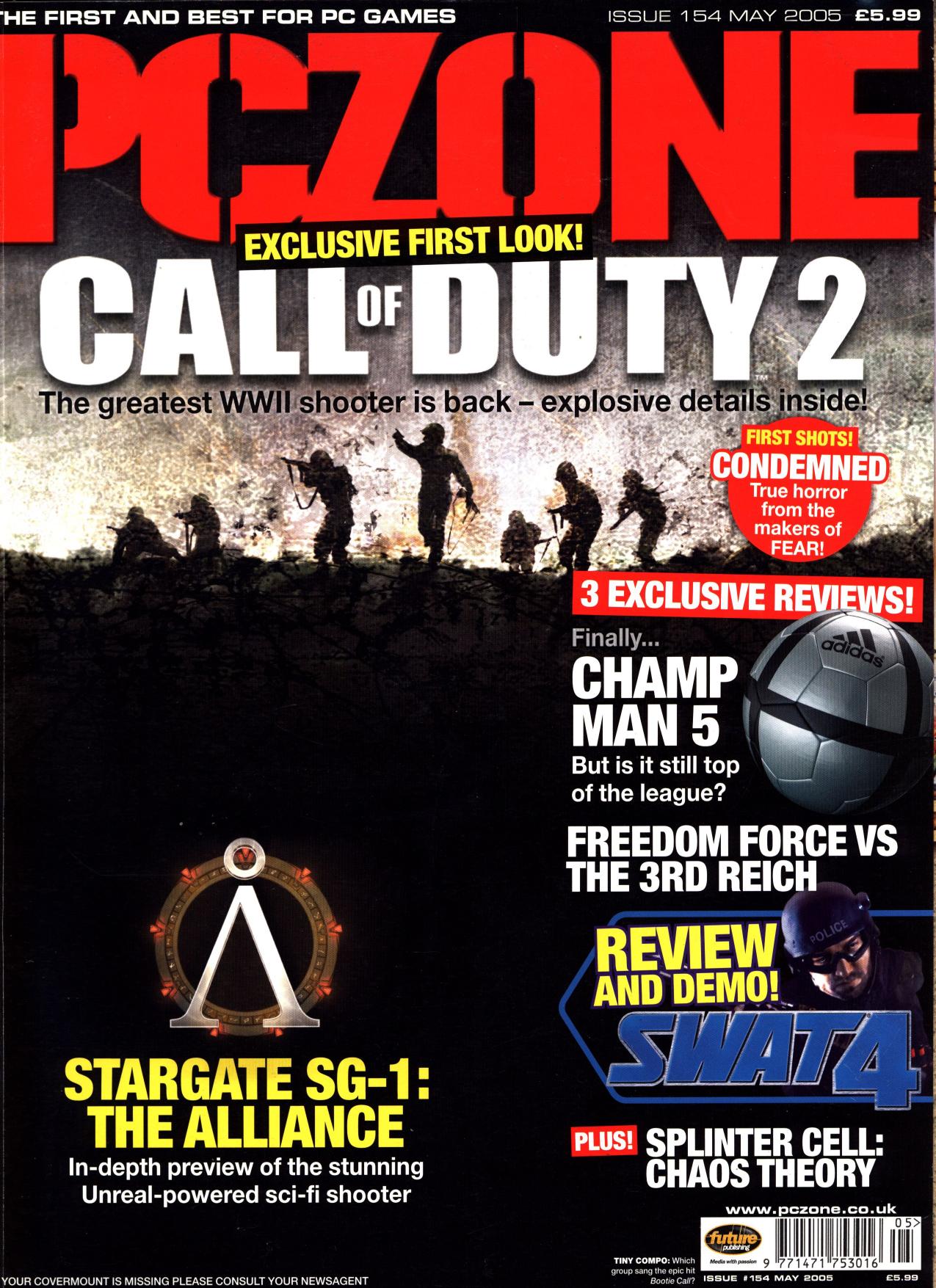 PC Zone Issue 154 (May 2005)