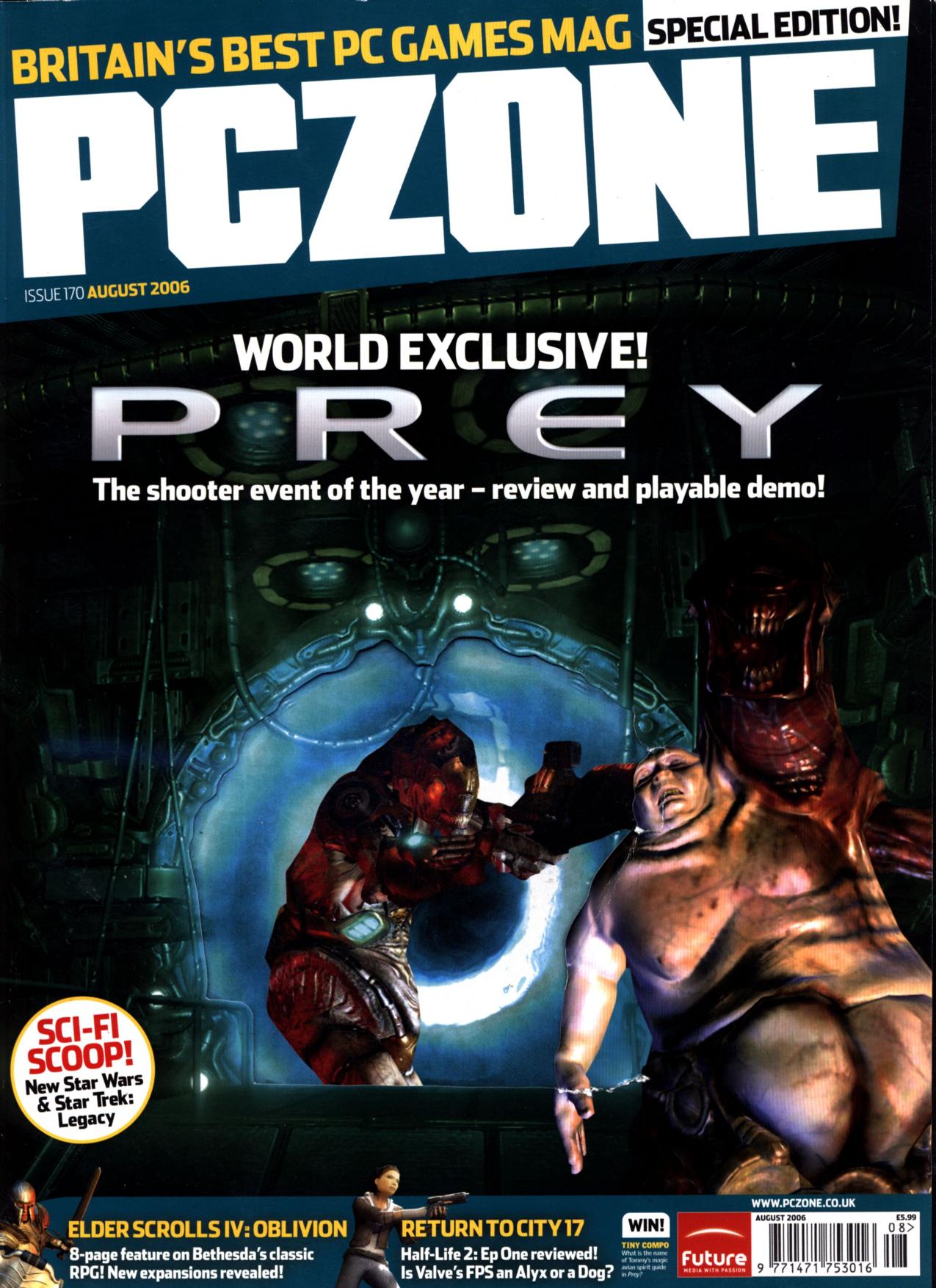 PC Zone Issue 170 (August 2006)
