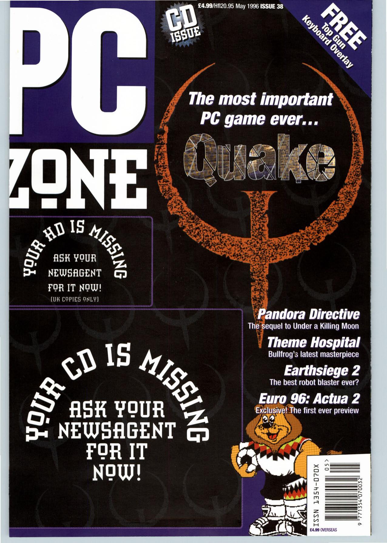 PC Zone Issue 38 (May 1996)