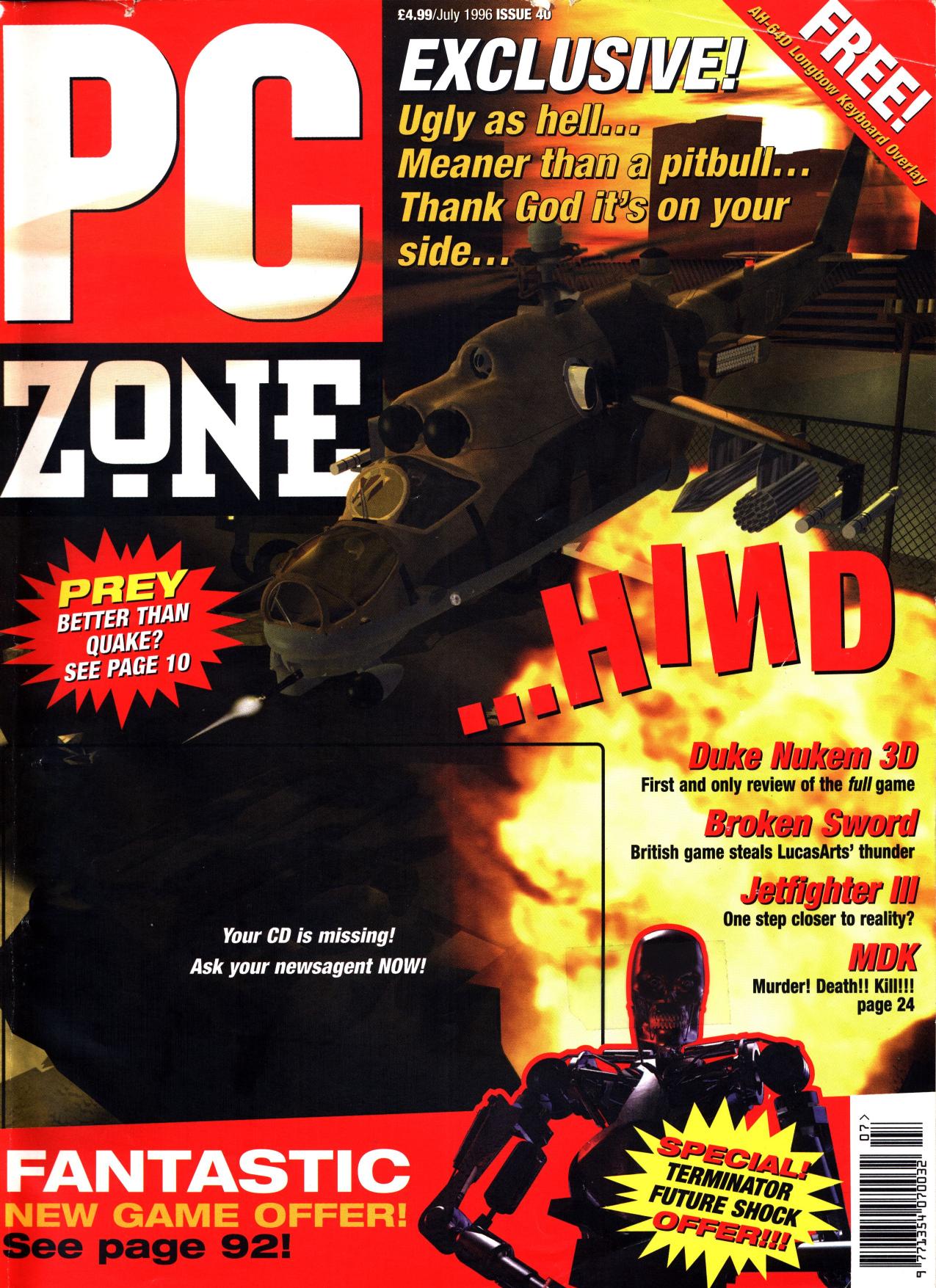 PC Zone Issue 40 (July 1996)