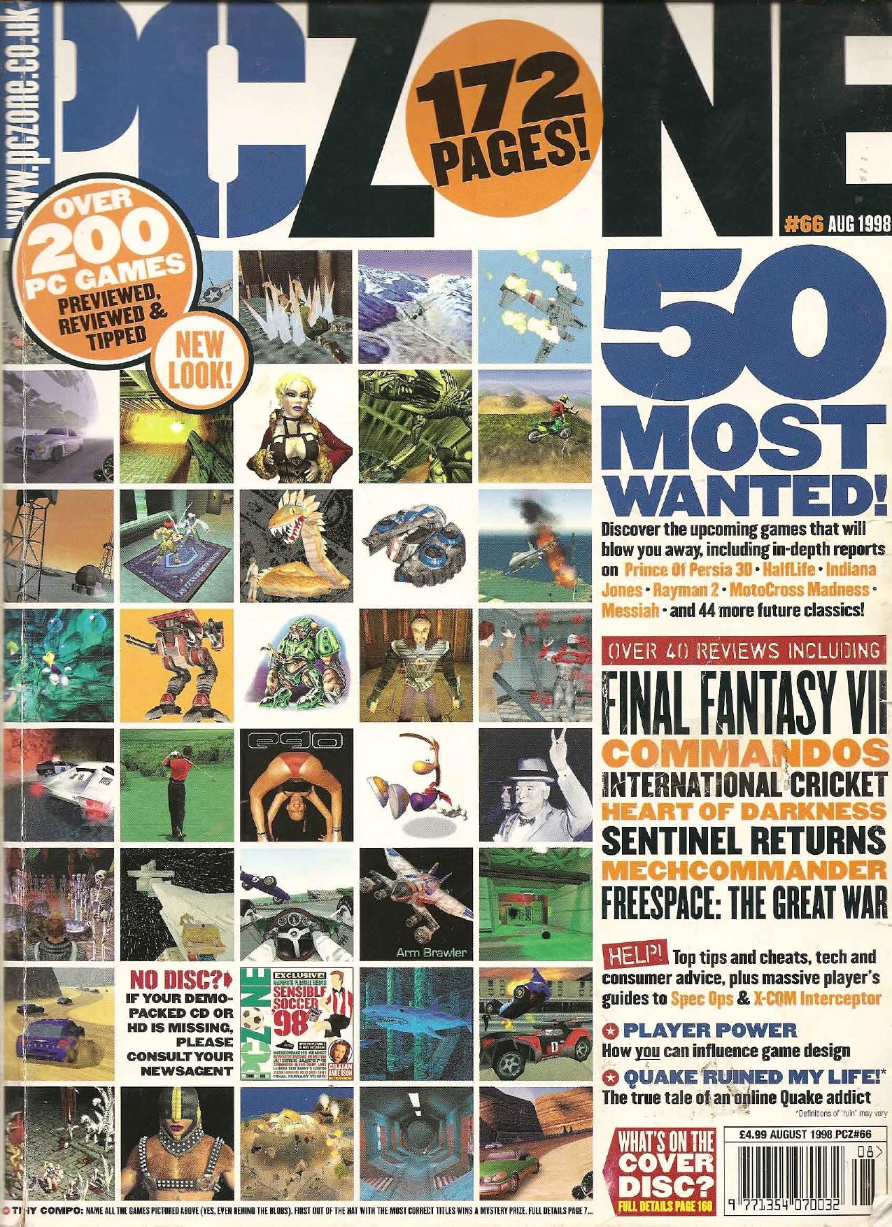 PC Zone Issue 66 (August 1998)