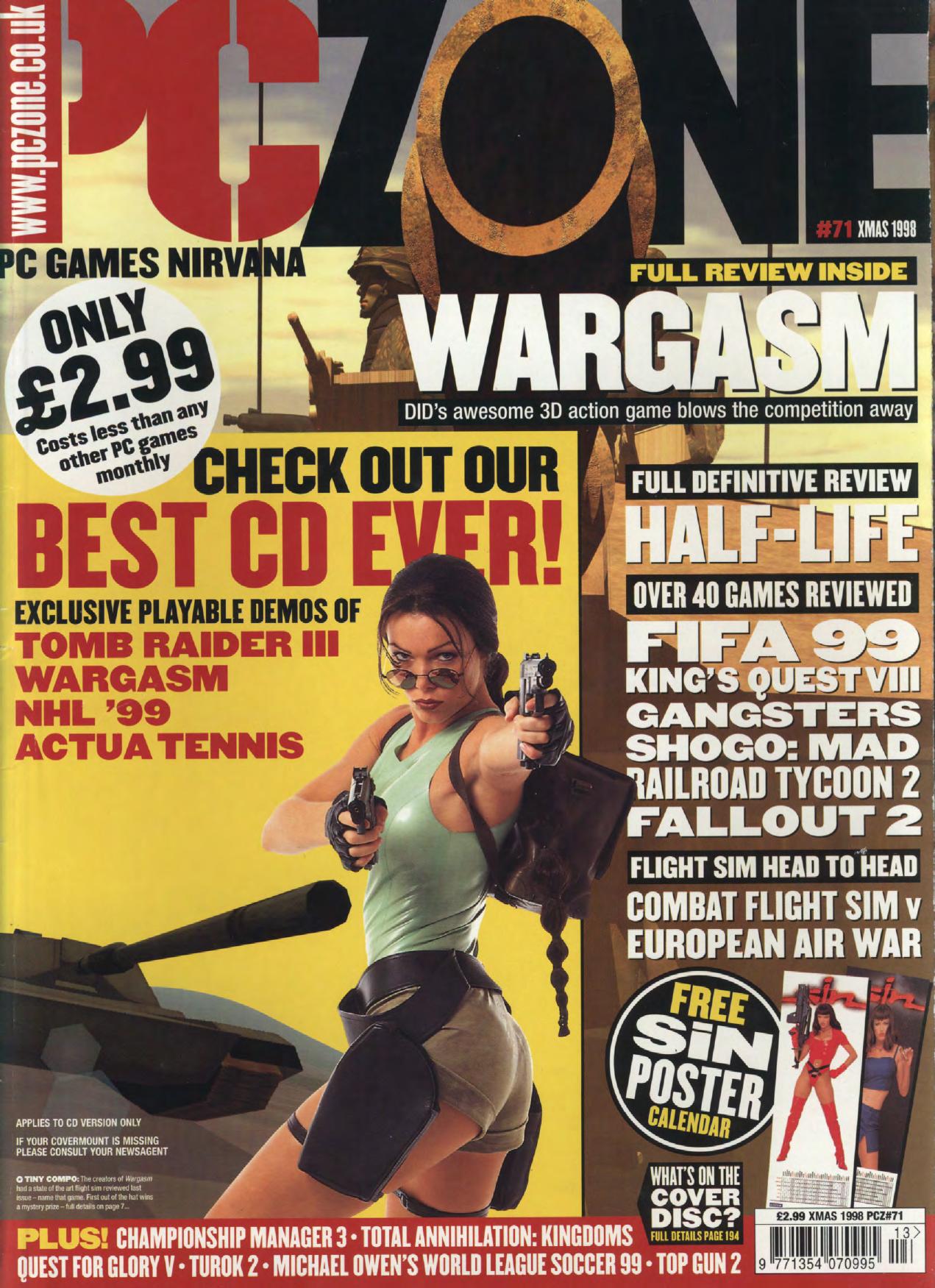 PC Zone Issue 71 (Xmas 1998)