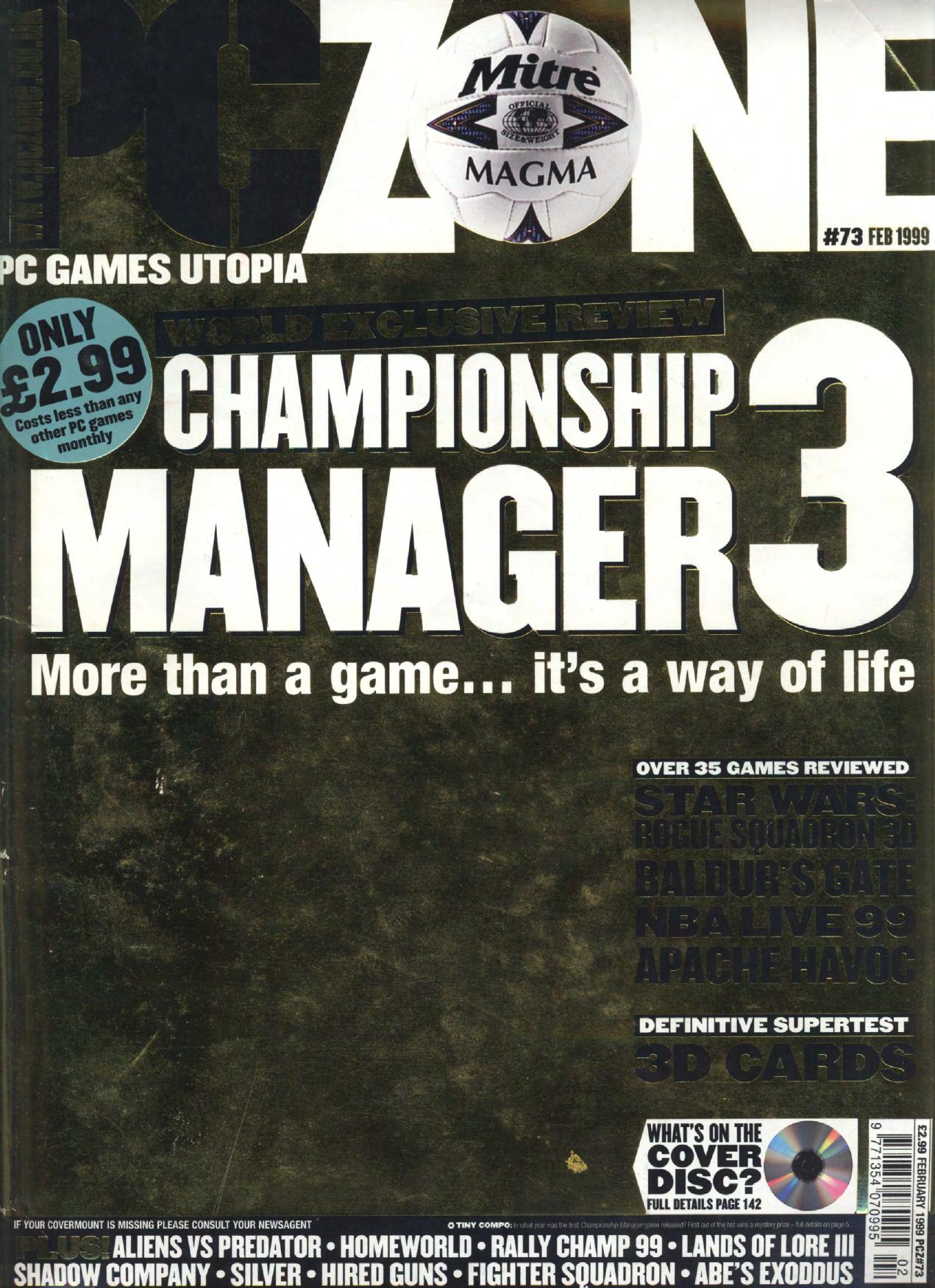 PC Zone Issue 73 (February 1999)
