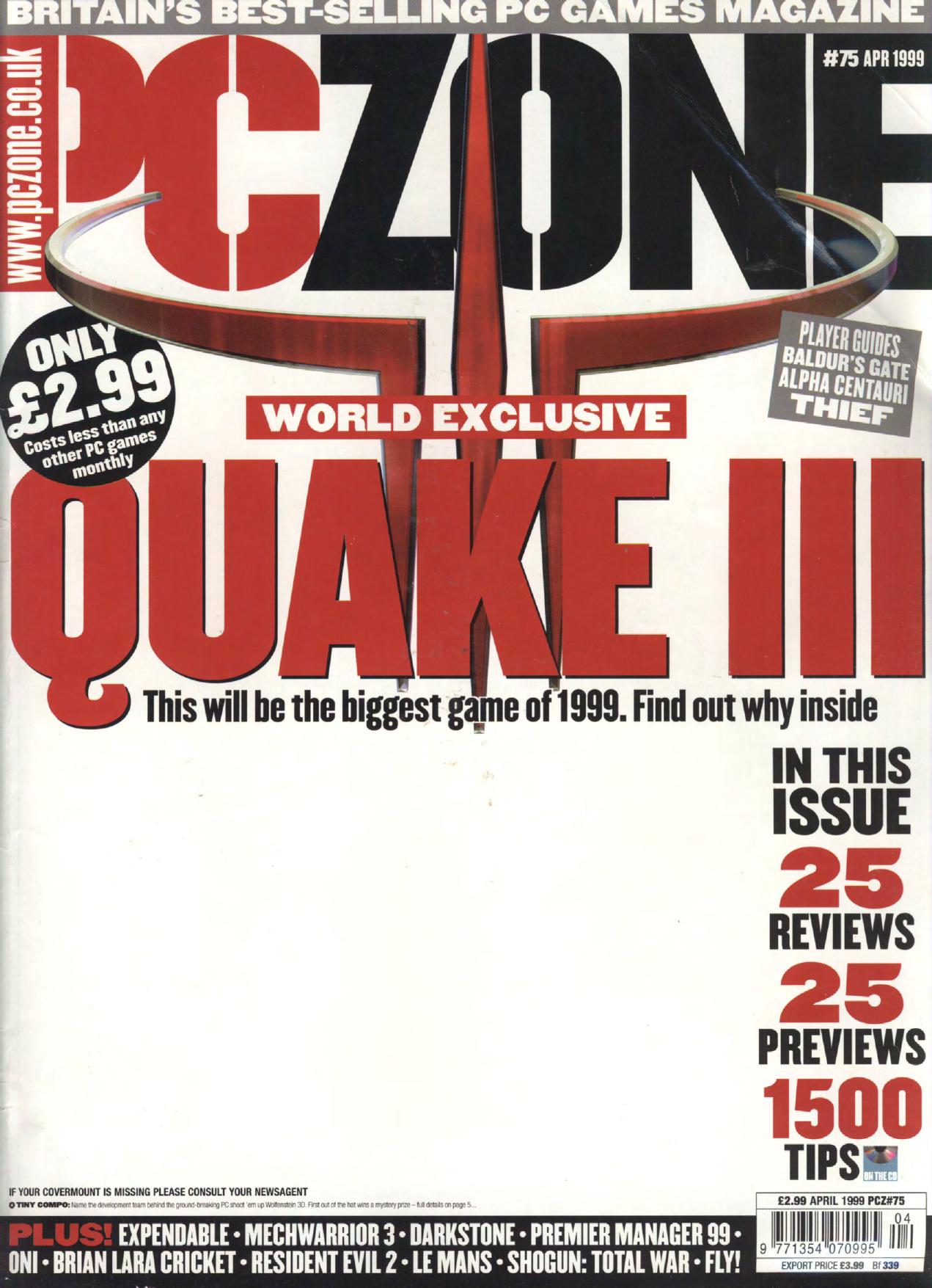 PC Zone Issue 75 (April 1999)