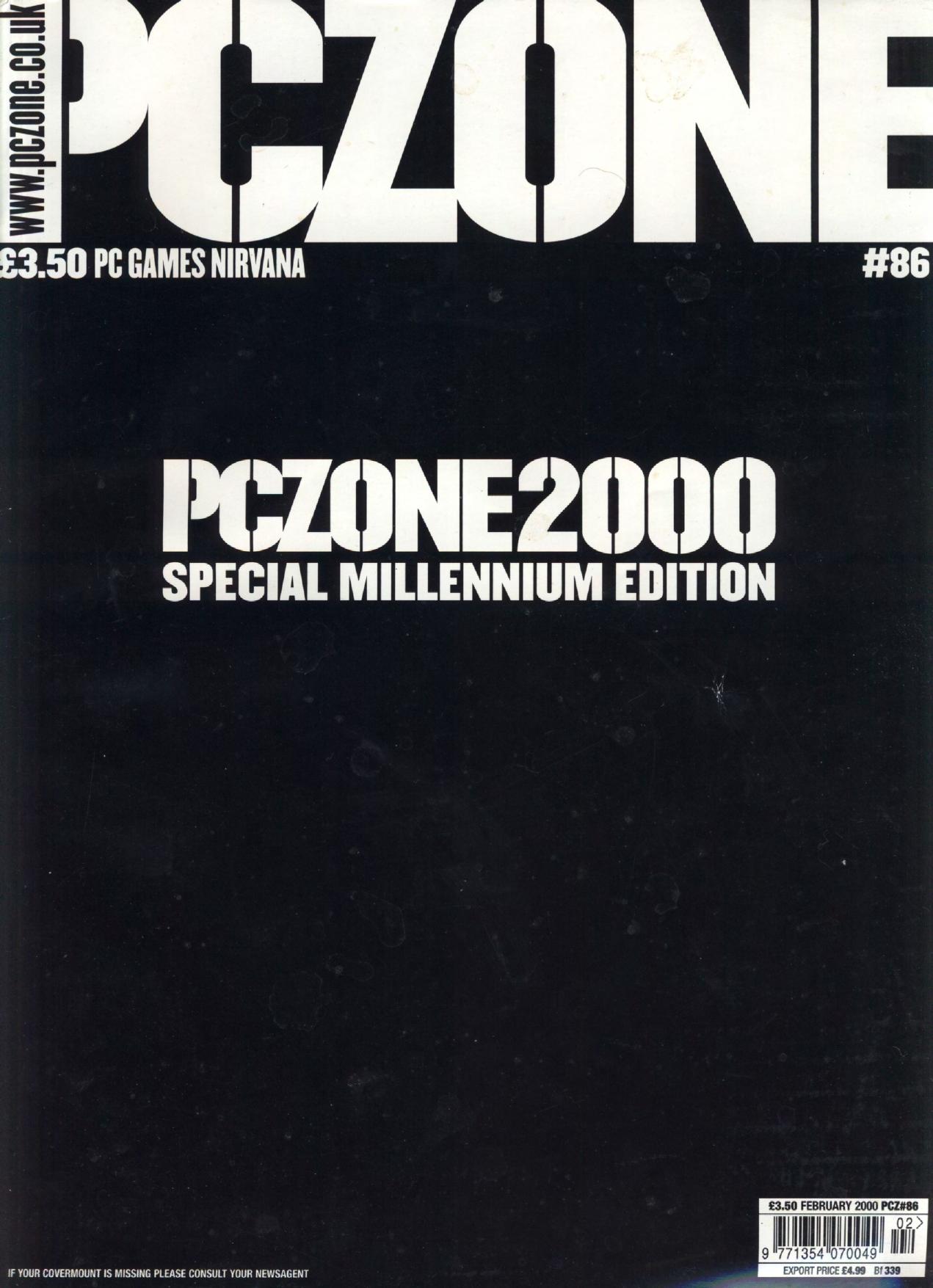 PC Zone Issue 86 (February 2000)