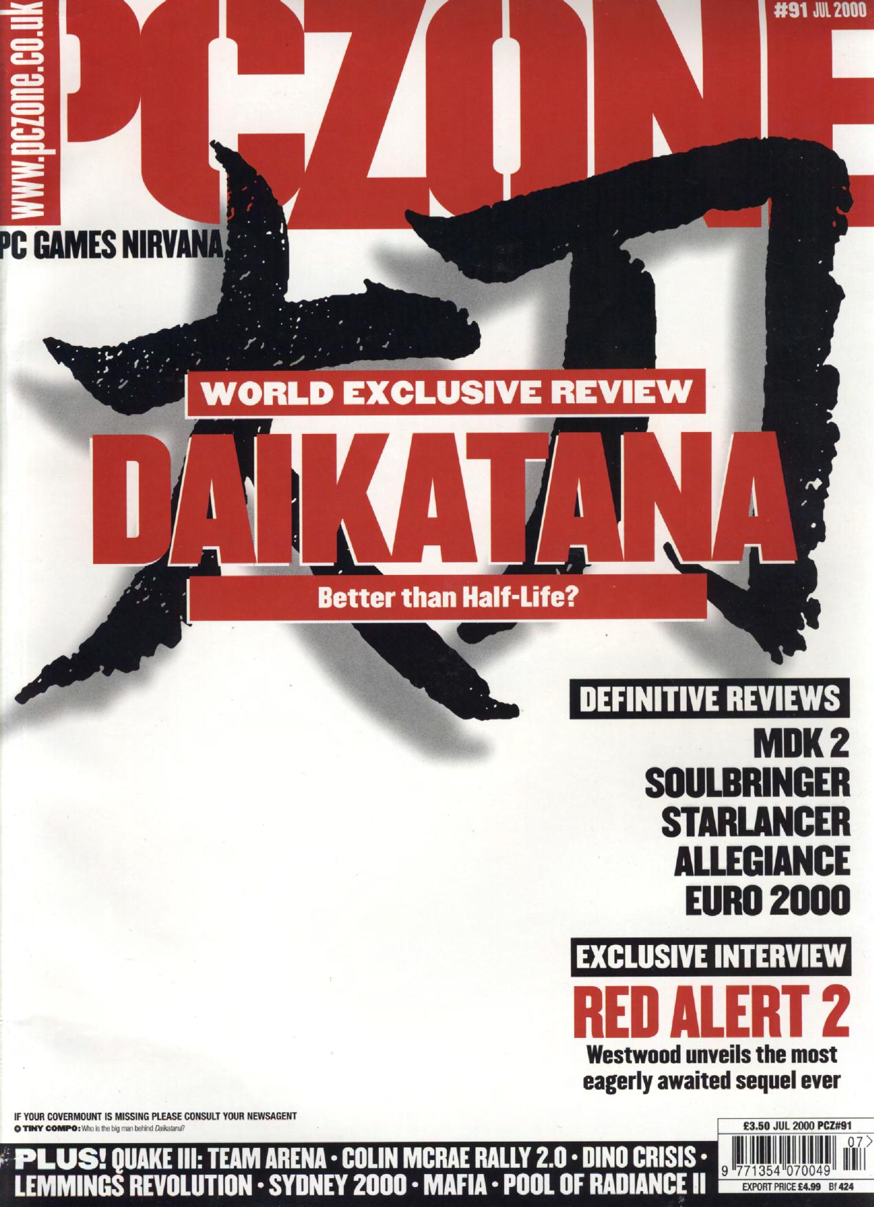 PC Zone Issue 91 (July 2000)