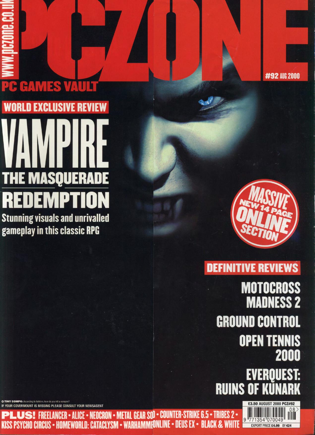 PC Zone Issue 92 (August 2000)