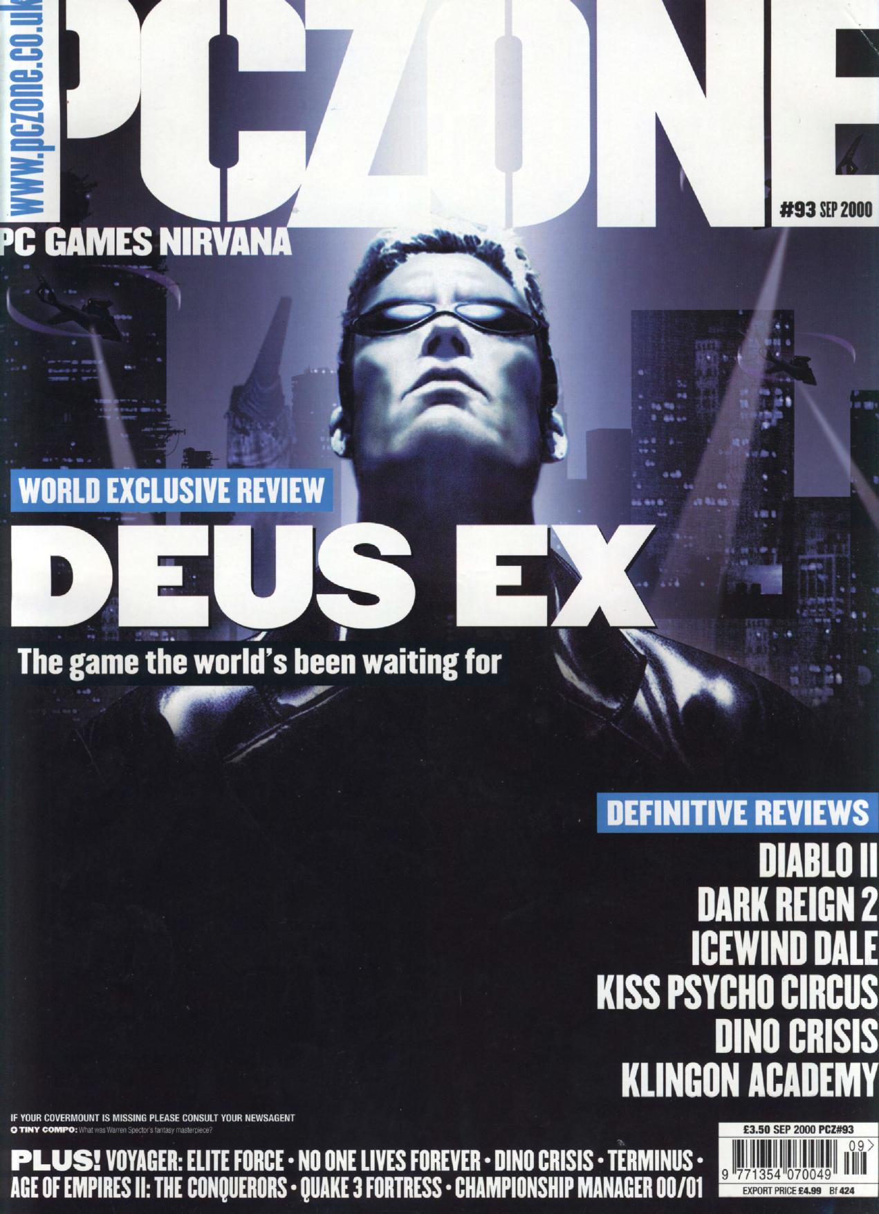 PC Zone Issue 93 (September 2000)