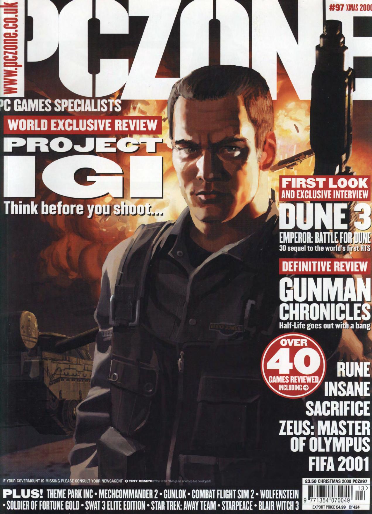 PC Zone Issue 97 (Xmas 2000)