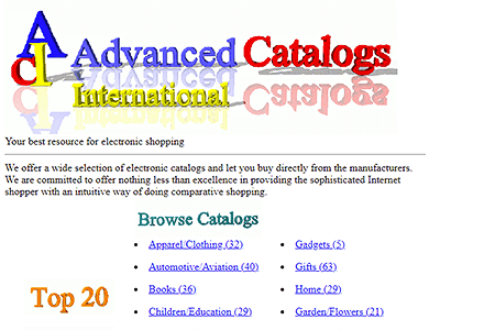 Advanced Catalogs