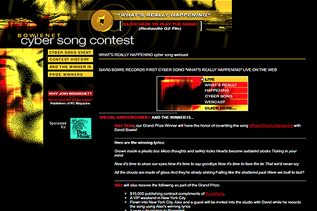 Bowienet Cyber Song Contest