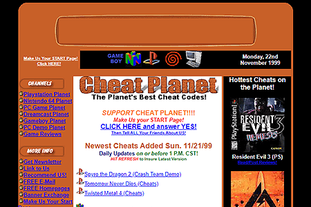 Cheat Planet