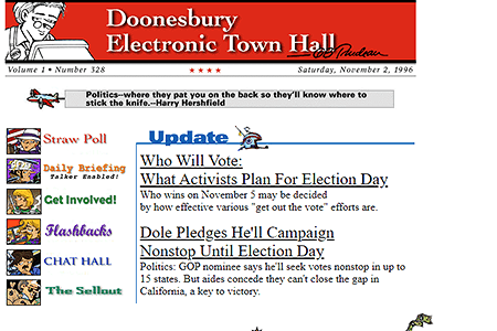 Doonesbury Electronic Town Hall