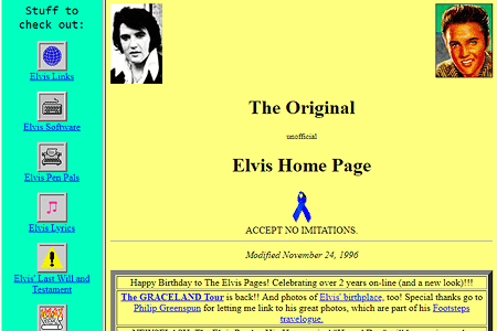 Elvis Presley Unofficial Homepage
