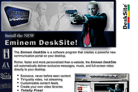 Eminem DeskSite