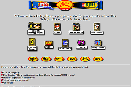 Game Gallery Online