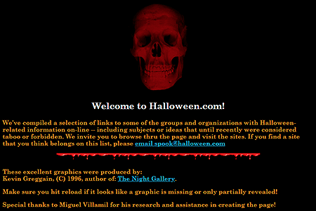 Halloween on the Web