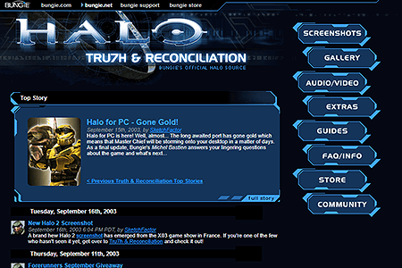 Halo: Truth and Reconciliation
