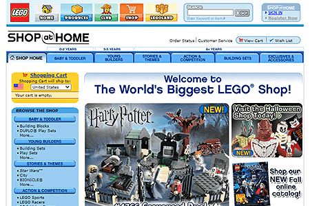 LEGO Shop at Home