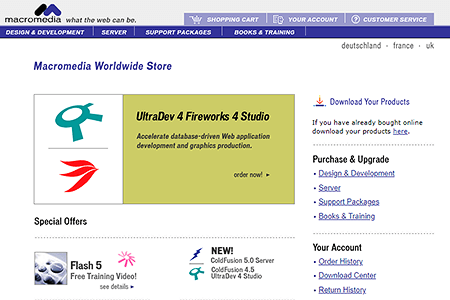 Macromedia Worldwide Store