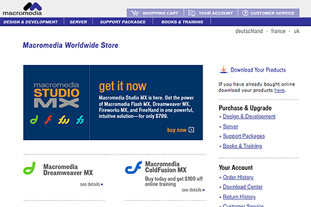 Macromedia Worldwide Store