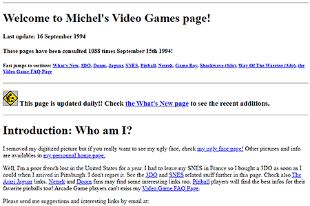 Michel Buffa’s Video Games Page