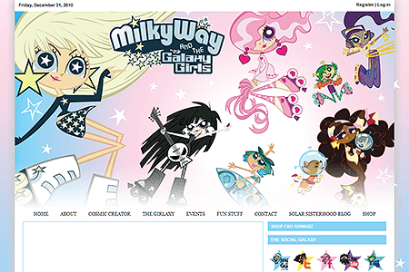 Milky Way and the Galaxy Girls