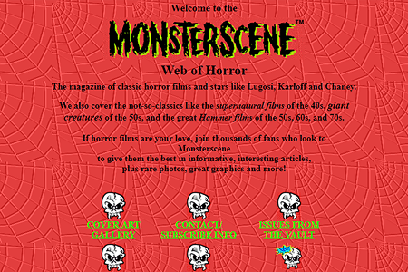 Monsterscene Web of Horror