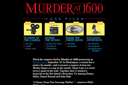 Murder at 1600