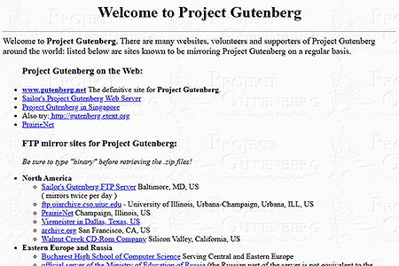 Project Gutenberg