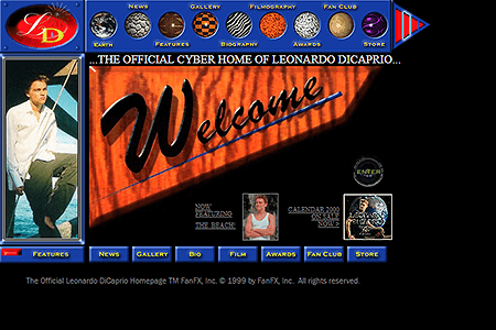 The Official Leonardo DiCaprio Homepage