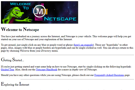 Welcome to Netscape!