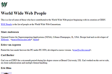 World Wide Web People