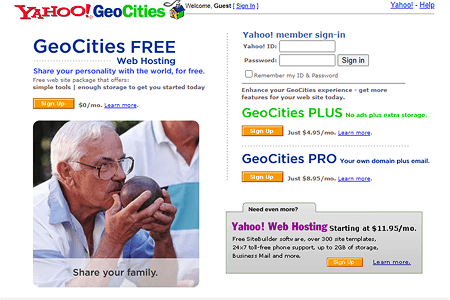 Yahoo! GeoCities